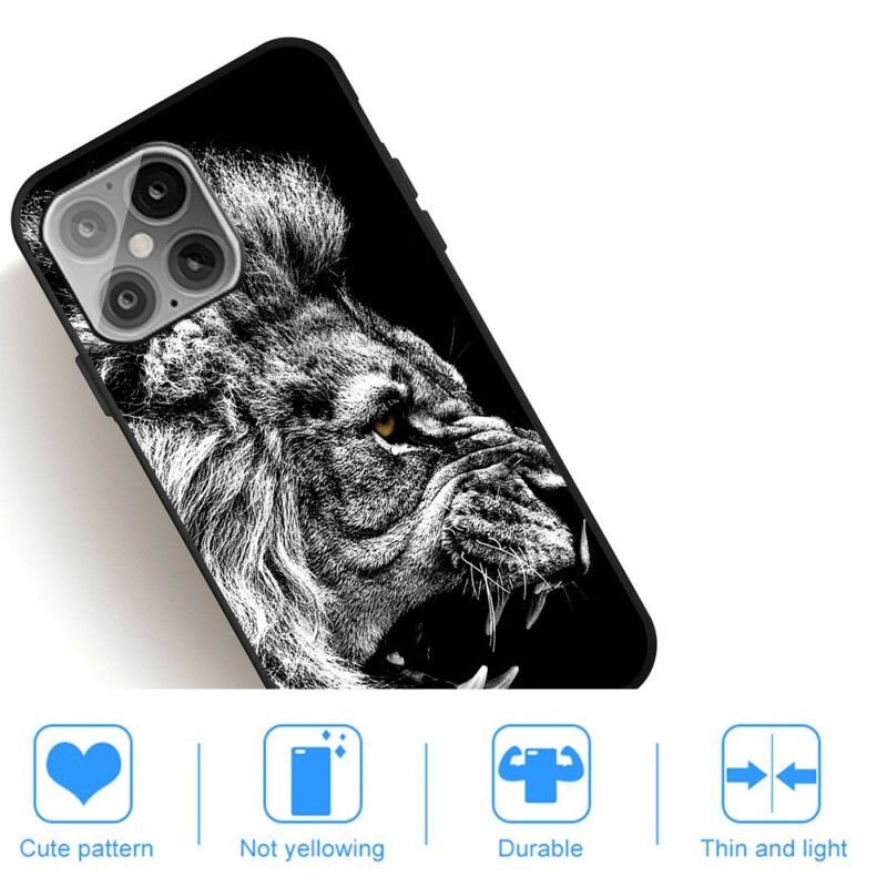 Cover iPhone 12 / 12 Pro Hærd Løve
