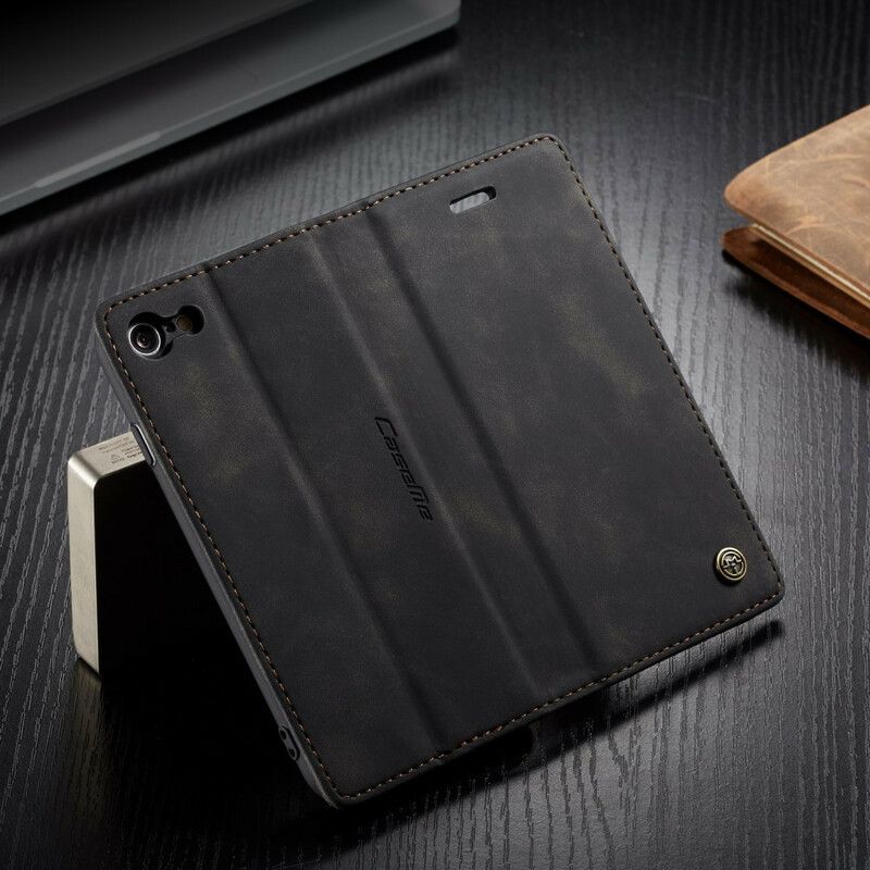 Cover iPhone SE 3 / SE 2 / 8 / 7 Flip Cover Caseme Kunstlæder