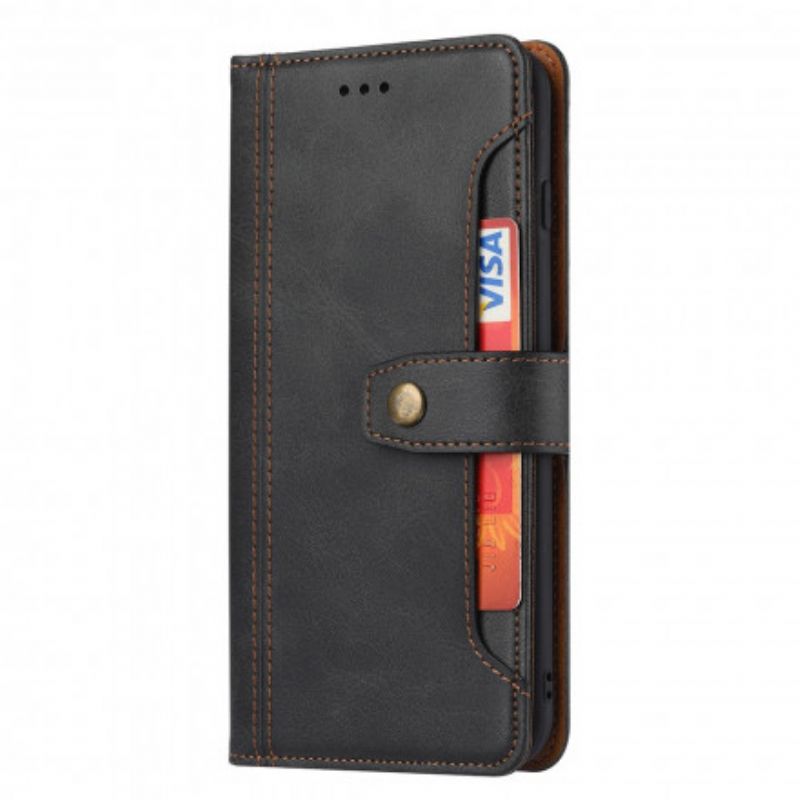 Flip Cover iPhone SE 3 / SE 2 / 8 / 7 Forreste Kortholder Med Rem