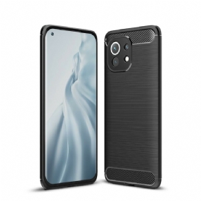 Cover Xiaomi Mi 11 5G Børstet Kulfiber