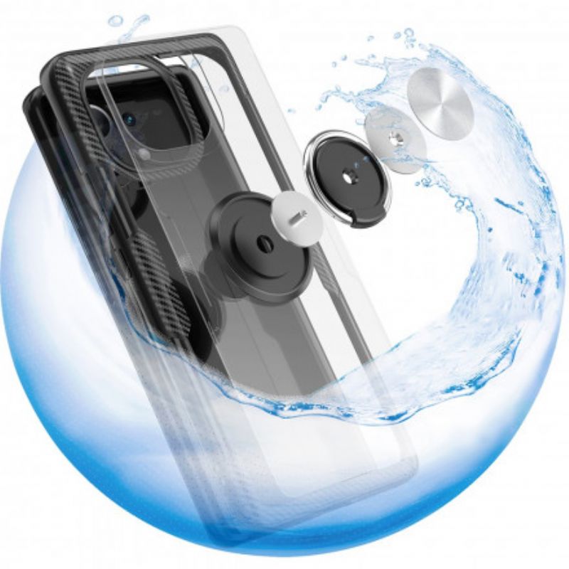 Cover Xiaomi Mi 11 5G Carbon Fiber Metal Ring