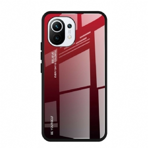 Mobilcover Xiaomi Mi 11 5G Vær Dig Selv Hærdet Glas
