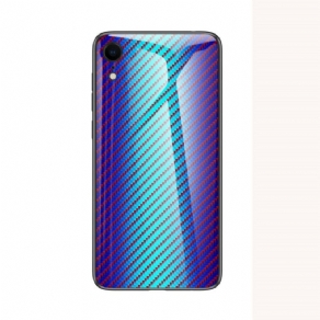 Cover iPhone XR Kulfiber Hærdet Glas