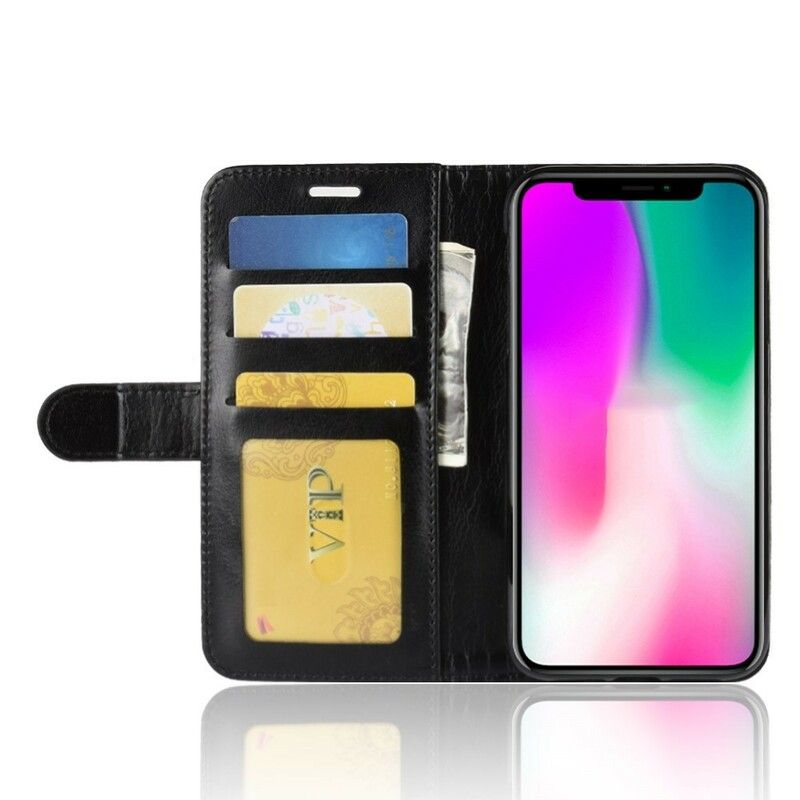 Flip Cover iPhone XR Retro Kunstlæder