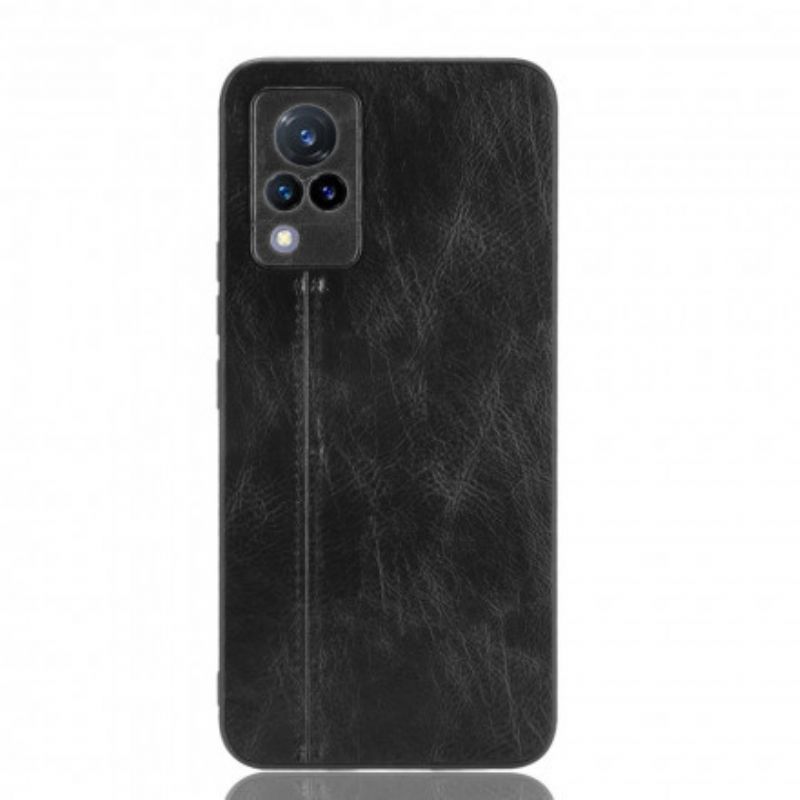 Cover Vivo V21 5G Søm Lædereffekt