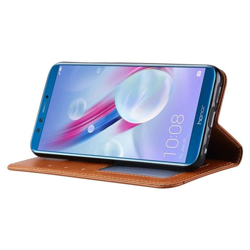 Cover Honor 9 Lite Flip Cover Faux Læder Kortholder