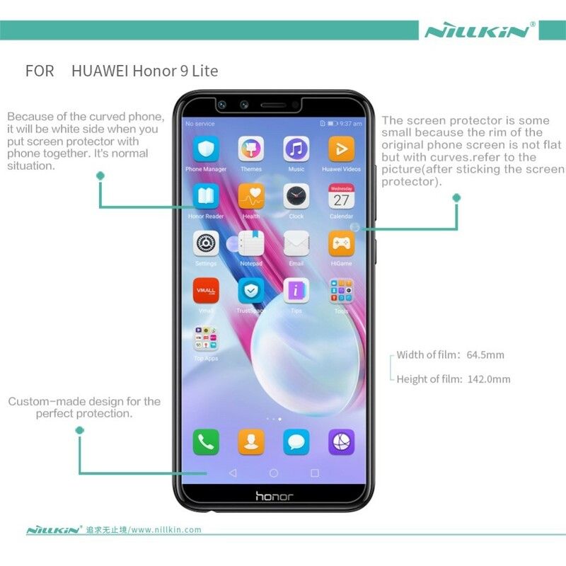 Skærmbeskyttelsesfilm Til Huawei Honor 9 Lite