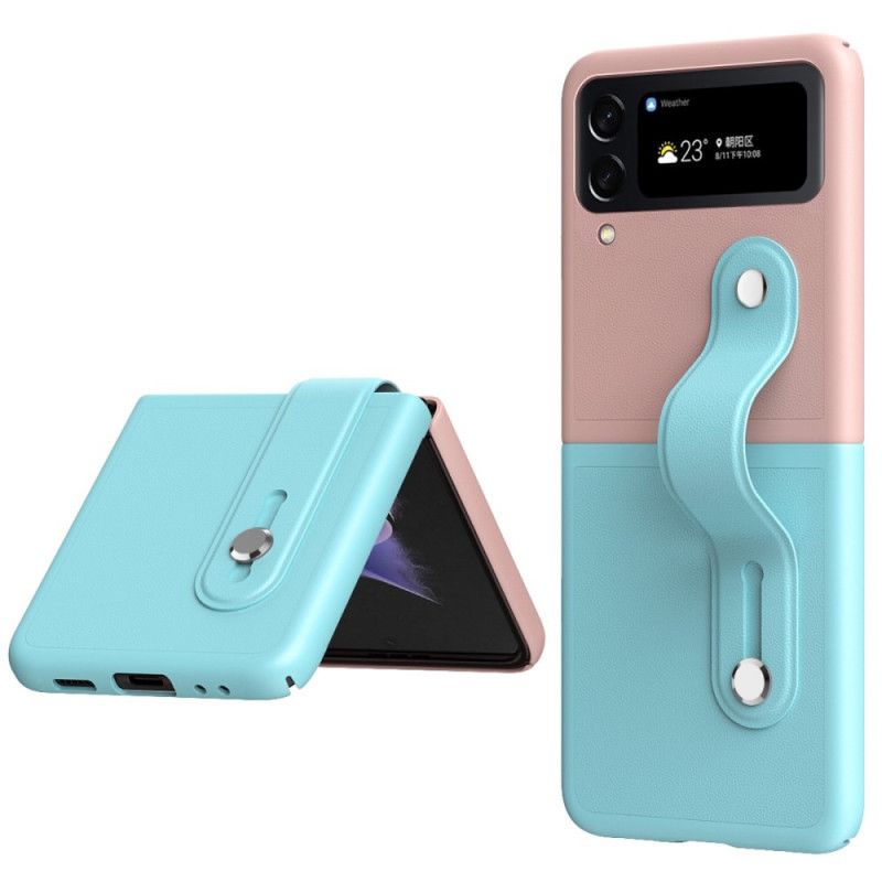 Cover Samsung Galaxy Z Flip 4 Flip Cover Tofarvet Rem