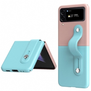 Cover Samsung Galaxy Z Flip 4 Flip Cover Tofarvet Rem