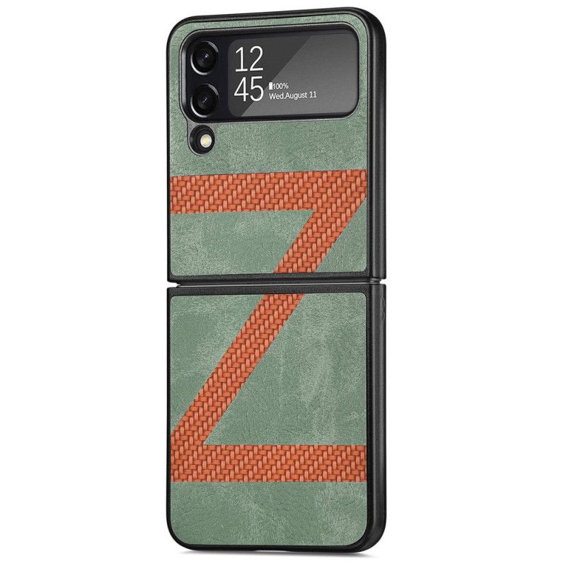 Mobilcover Samsung Galaxy Z Flip 4 Flip Cover Z Design Læderstil