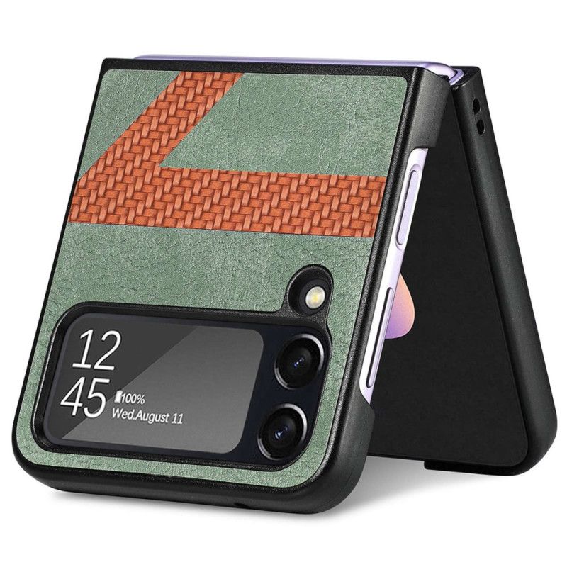 Mobilcover Samsung Galaxy Z Flip 4 Flip Cover Z Design Læderstil
