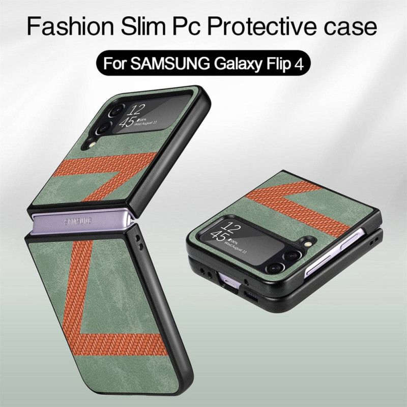 Mobilcover Samsung Galaxy Z Flip 4 Flip Cover Z Design Læderstil