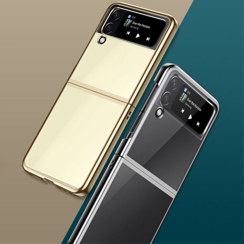 Mobilcover Samsung Galaxy Z Flip 4 Flip Cover Transparente Farvede Konturer