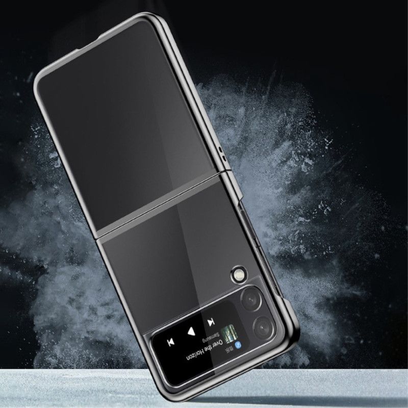 Mobilcover Samsung Galaxy Z Flip 4 Flip Cover Transparente Farvede Konturer