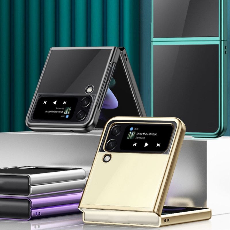 Mobilcover Samsung Galaxy Z Flip 4 Flip Cover Transparente Farvede Konturer