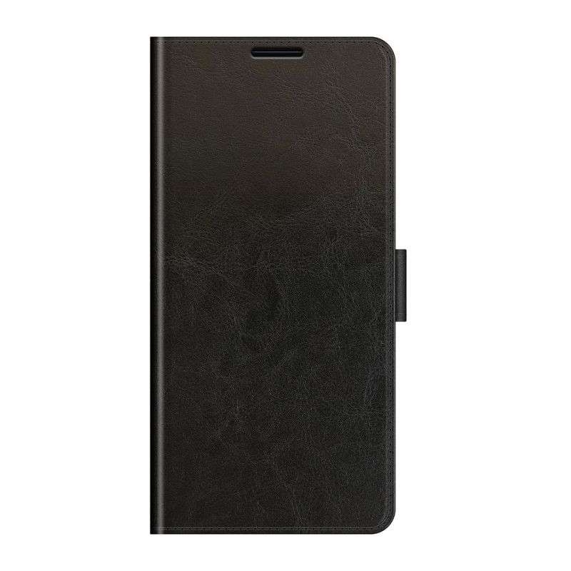 Flip Cover Oppo Reno 6 Pro 5G Klassisk Crazy Horse-tekstur