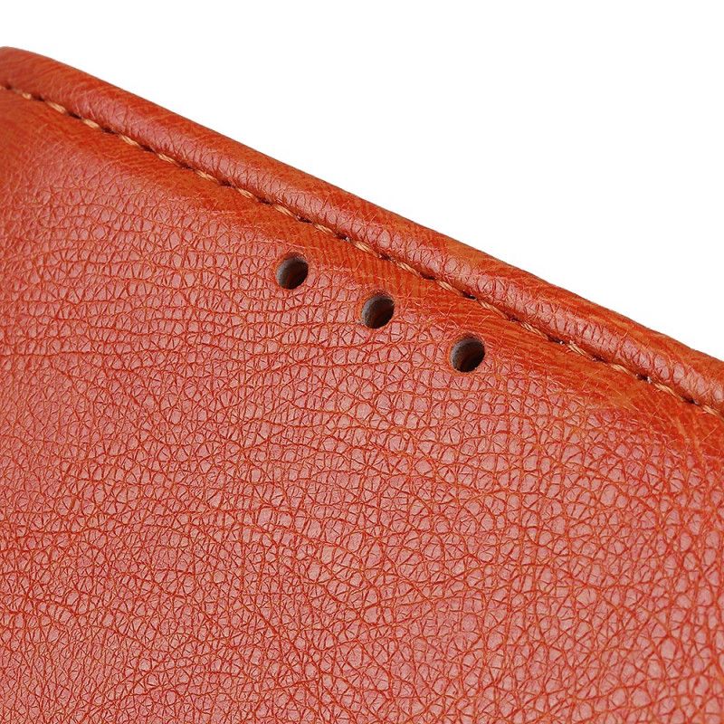 Flip Cover Oppo Reno 6 Pro 5G Orange Split Nappa Læder