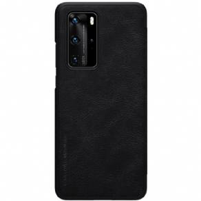 Cover Huawei P40 Pro Flip Cover Qin-serien Nillkin