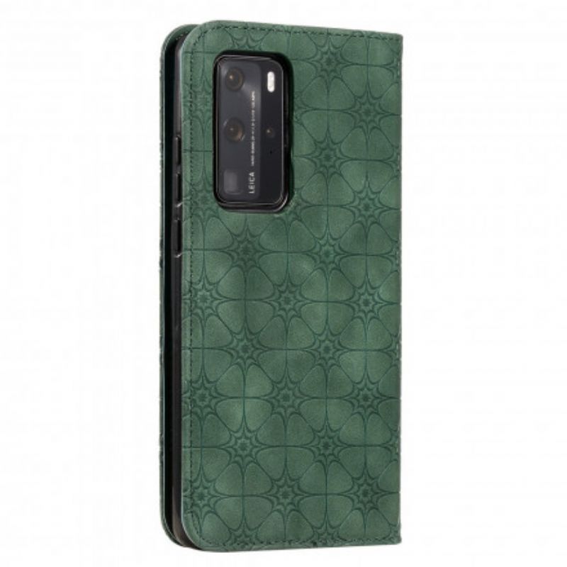 Cover Huawei P40 Pro Flip Cover Stjernetryk