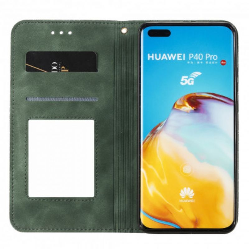 Cover Huawei P40 Pro Flip Cover Stjernetryk