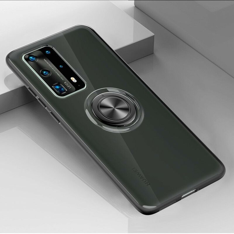 Cover Huawei P40 Pro Silicone Roterende Ring Metal