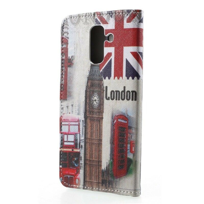 Flip Cover Samsung Galaxy A6 Plus London Life