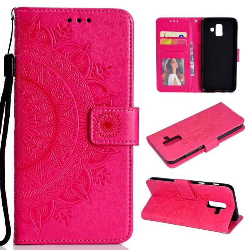 Flip Cover Samsung Galaxy A6 Plus Sol Mandala