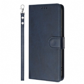 Læder Cover Samsung Galaxy A16 5g Telefon Etui Rfid-lanyard-pung