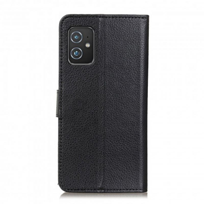 Flip Cover Asus Zenfone 8 Faux Læder Litchi