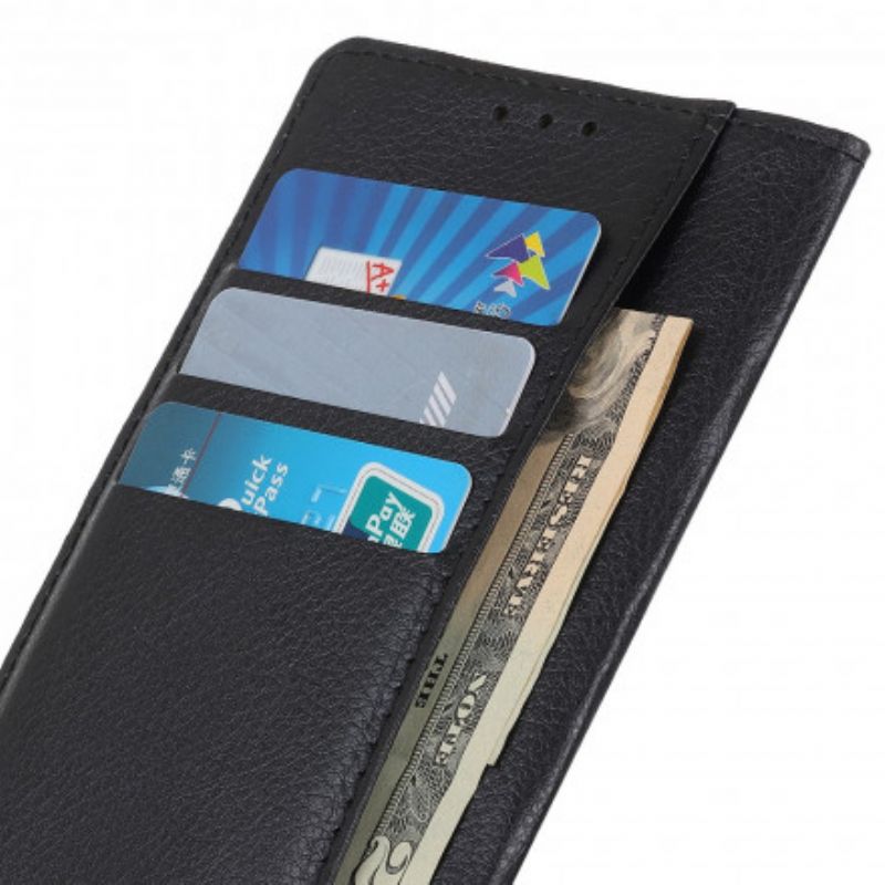 Flip Cover Asus Zenfone 8 Faux Læder Litchi