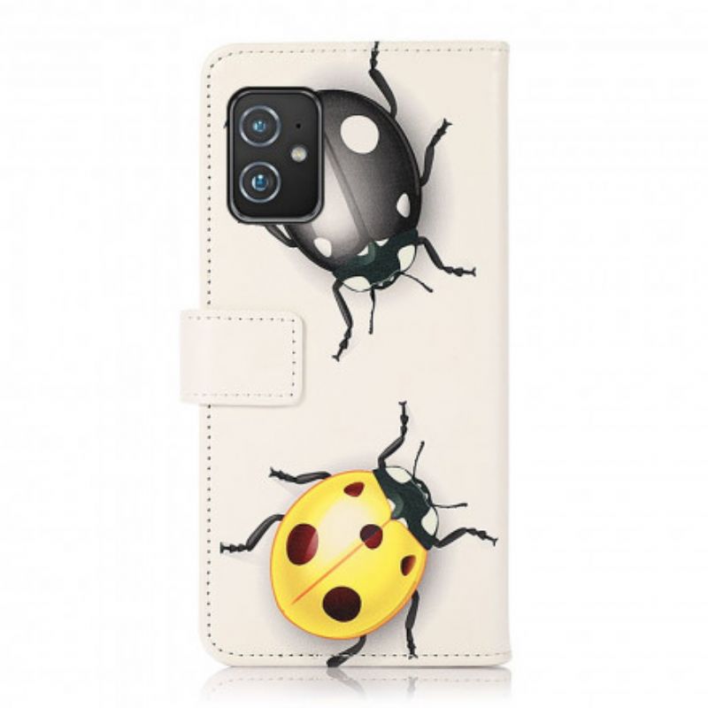 Læder Cover Asus Zenfone 8 Mariehøns