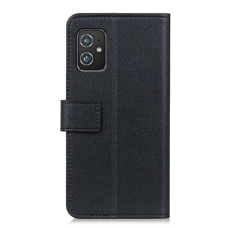 Læder Cover Asus Zenfone 8 Simpel Lædereffekt