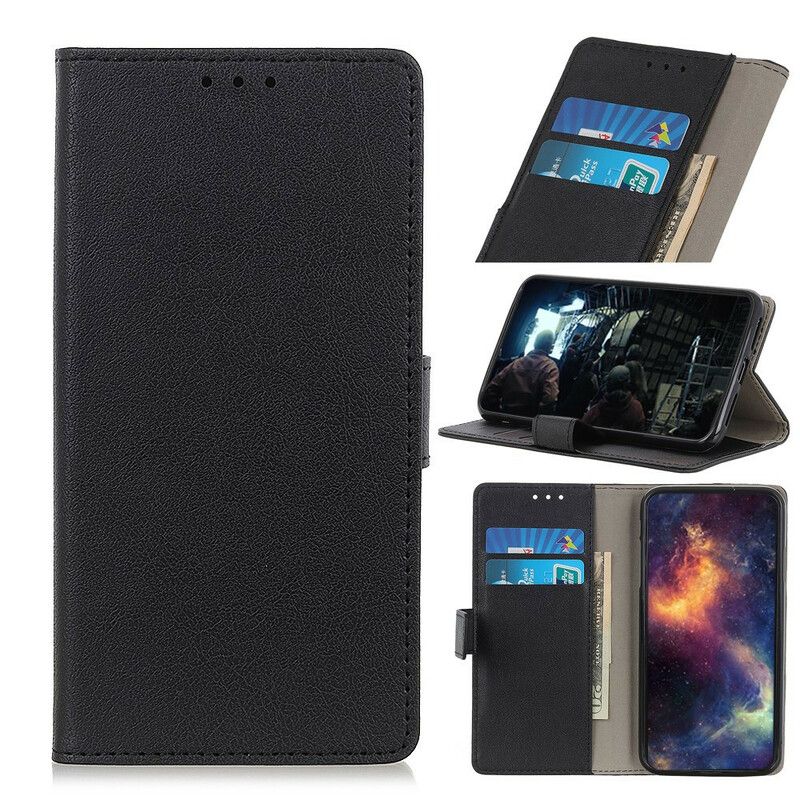 Læder Cover Asus Zenfone 8 Simpel Lædereffekt