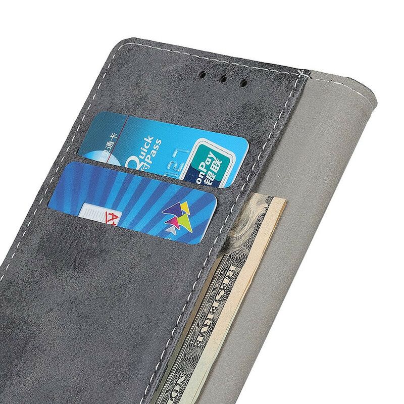 Læder Cover Asus Zenfone 8 Vintage Kunstlæder