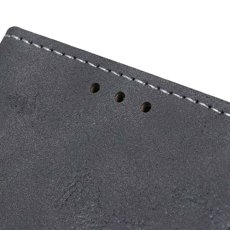 Læder Cover Asus Zenfone 8 Vintage Kunstlæder