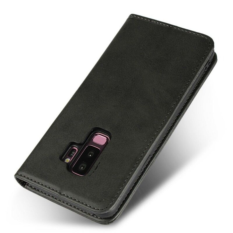Cover Samsung Galaxy S9 Plus Flip Cover Imiteret Lædersøm