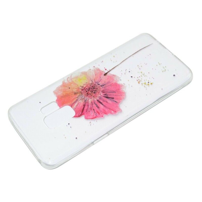 Cover Samsung Galaxy S9 Plus Sømløst Akvarel Blomstermønster