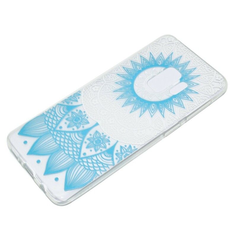 Cover Samsung Galaxy S9 Plus Transparent Farvet Mandala