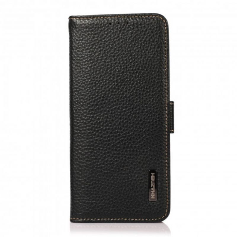 Læder Cover Oppo A94 5G Litchi Læder Khazneh Rfid