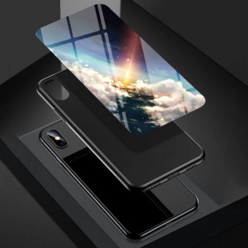 Mobilcover Oppo A94 5G Premium Farver Hærdet Glas