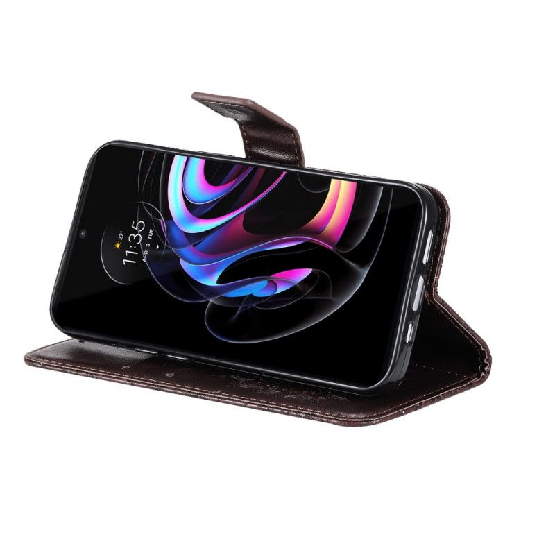 Flip Cover Motorola Edge 20 Pro Solblomst