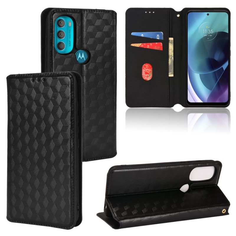 Cover Moto G71 5G Flip Cover Diamant Lædereffekt