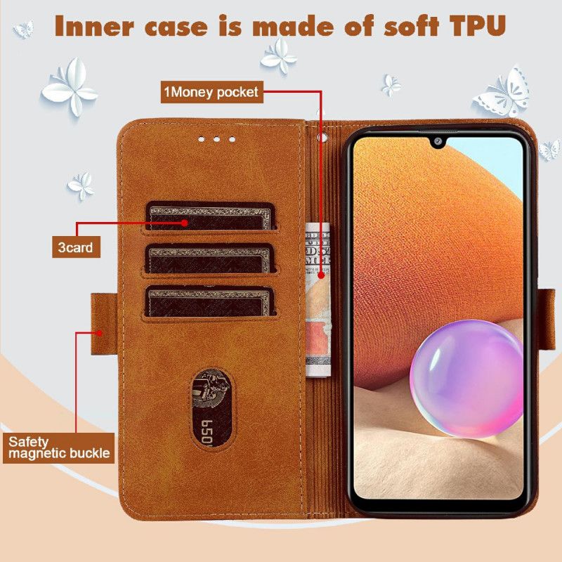Flip Cover Moto G71 5G Kat Og Sommerfugle