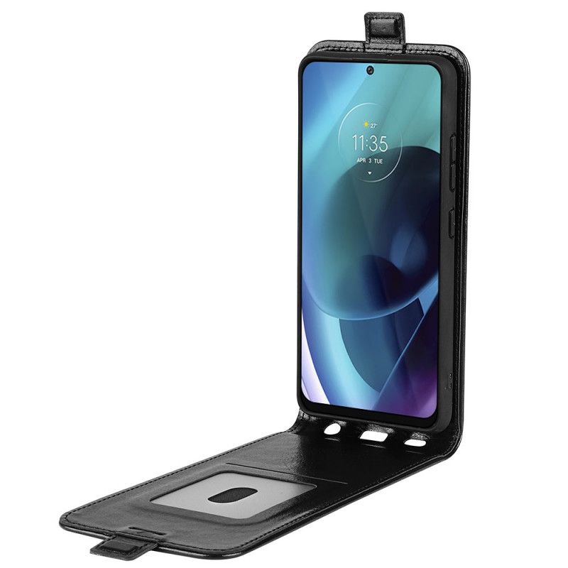 Flip Cover Moto G71 5G Læder Cover Retro Foldning