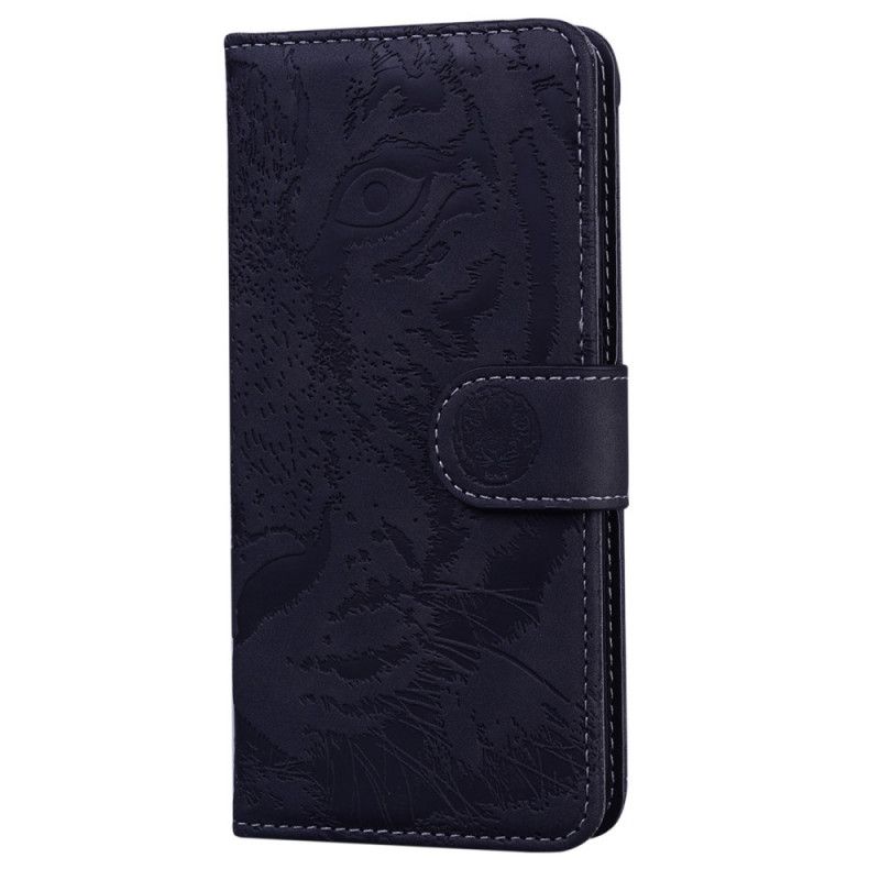 Flip Cover Moto G71 5G Tiger Ansigtstryk