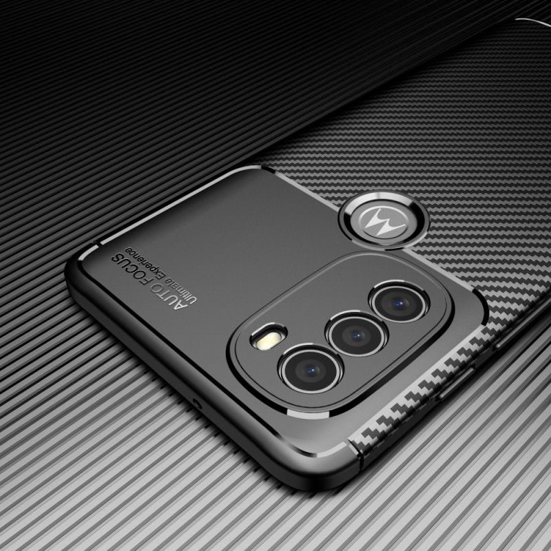 Mobilcover Moto G71 5G Kulfiberslange