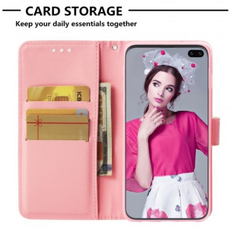 Flip Cover Samsung Galaxy S10 Plus Flyvende Sommerfugle