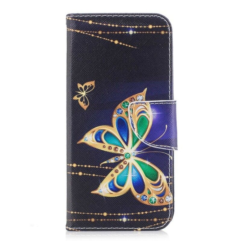 Flip Cover Samsung Galaxy A8 2018 Magisk Sommerfugl