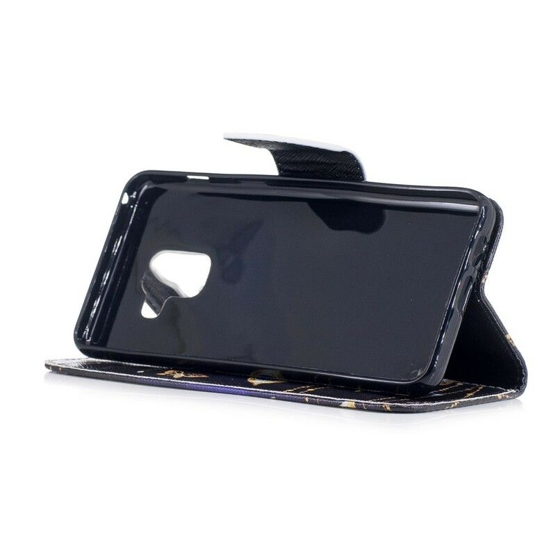 Flip Cover Samsung Galaxy A8 2018 Magisk Sommerfugl