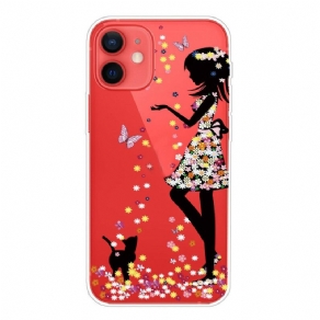 Cover iPhone 13 Mini Blomsterpige